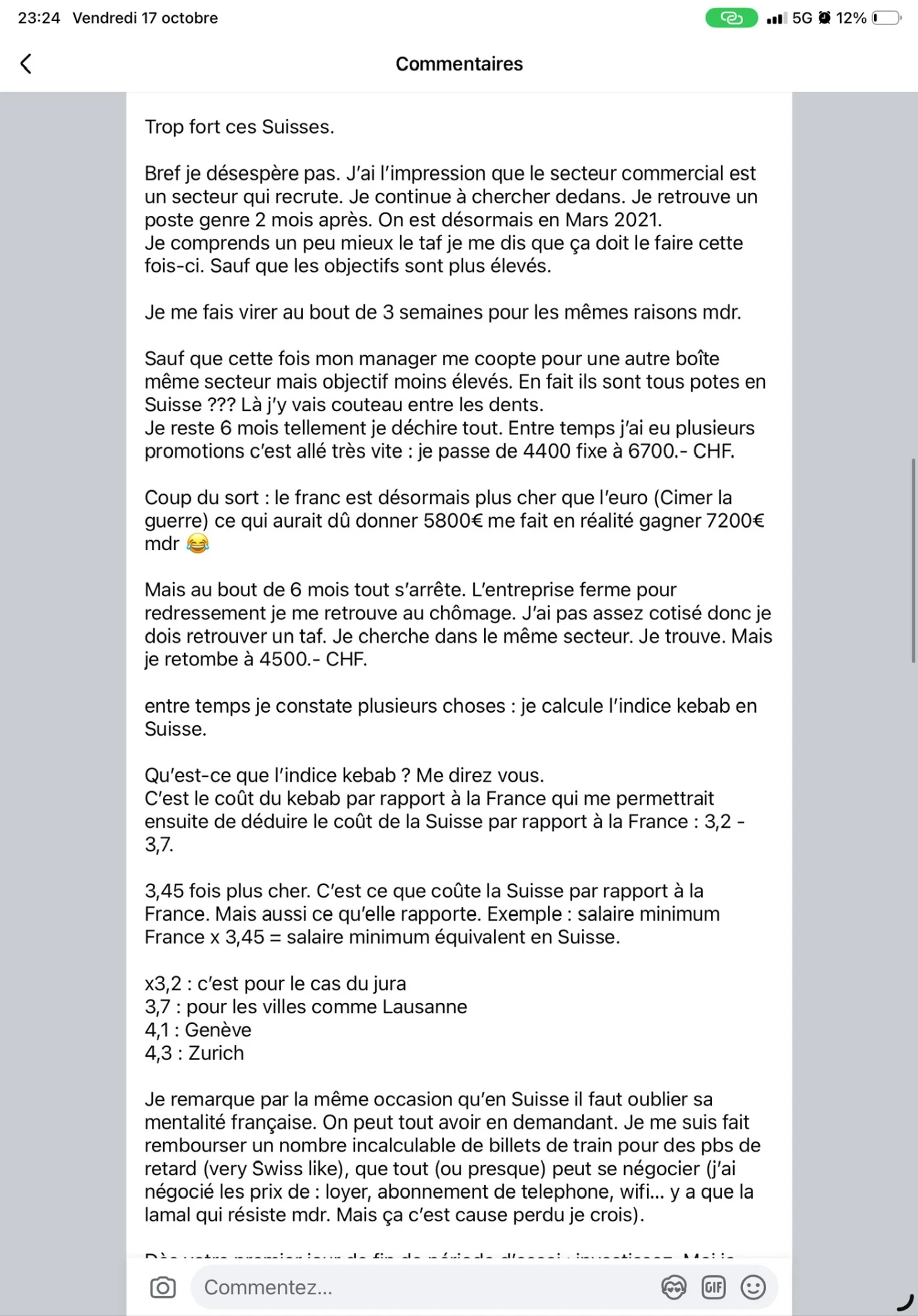 Commentaires Facebook 2